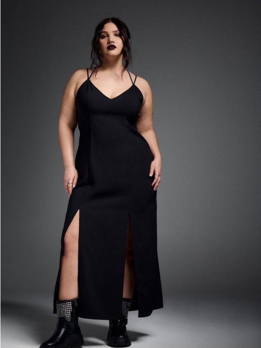 Torrid Nightfall Black Maxi Dress - New - Size 28 (5)